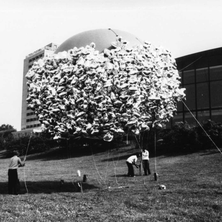 Klangwolke 1979 - Herzballon © Peter
