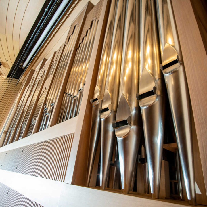 Die neue Brucknerhaus-Orgel © Rita Newman